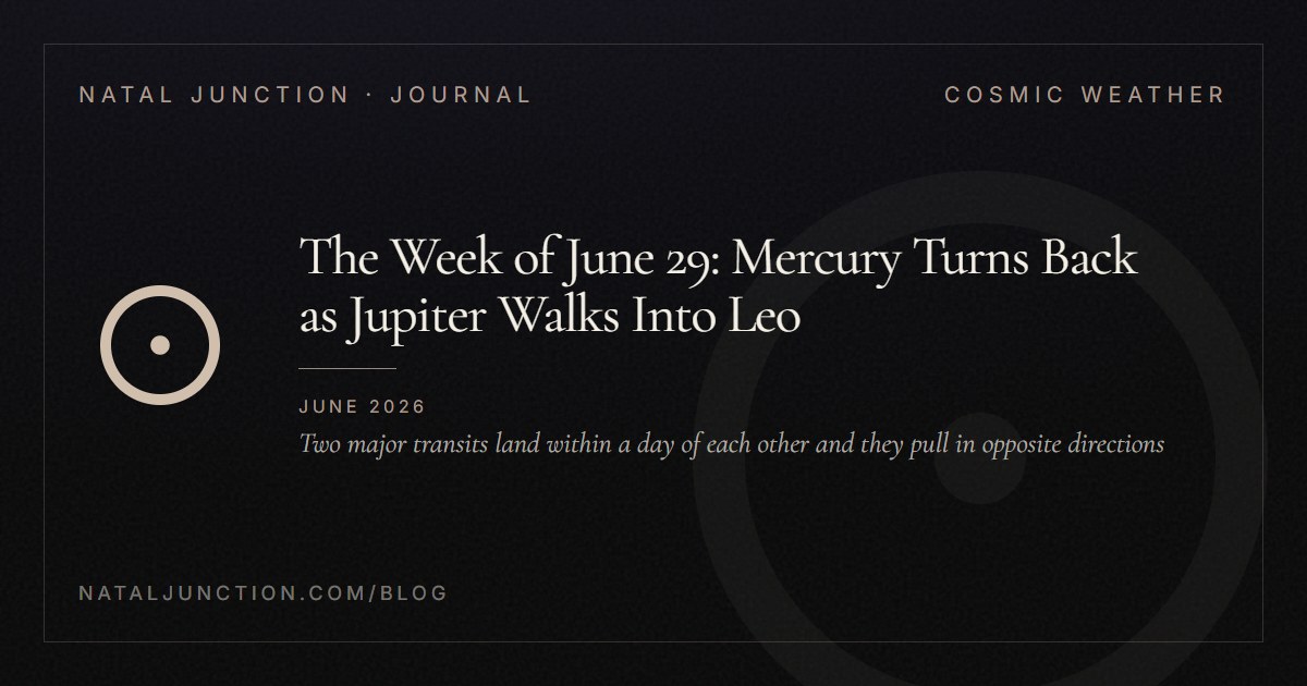 The Week of June 29: Mercury Turns Back as Jupiter Walks Into Leo